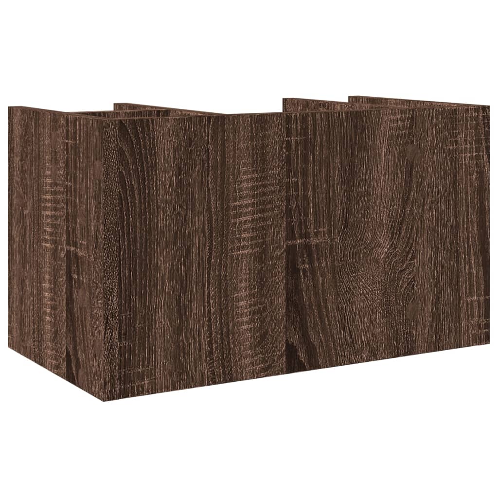 vidaXL Desk Organiser Brown Oak 44.5x24x25 cm Engineered wood