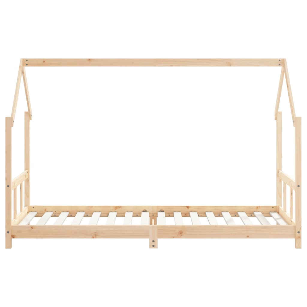 vidaXL Kids Bed Frame 90x200 cm Solid Wood Pine