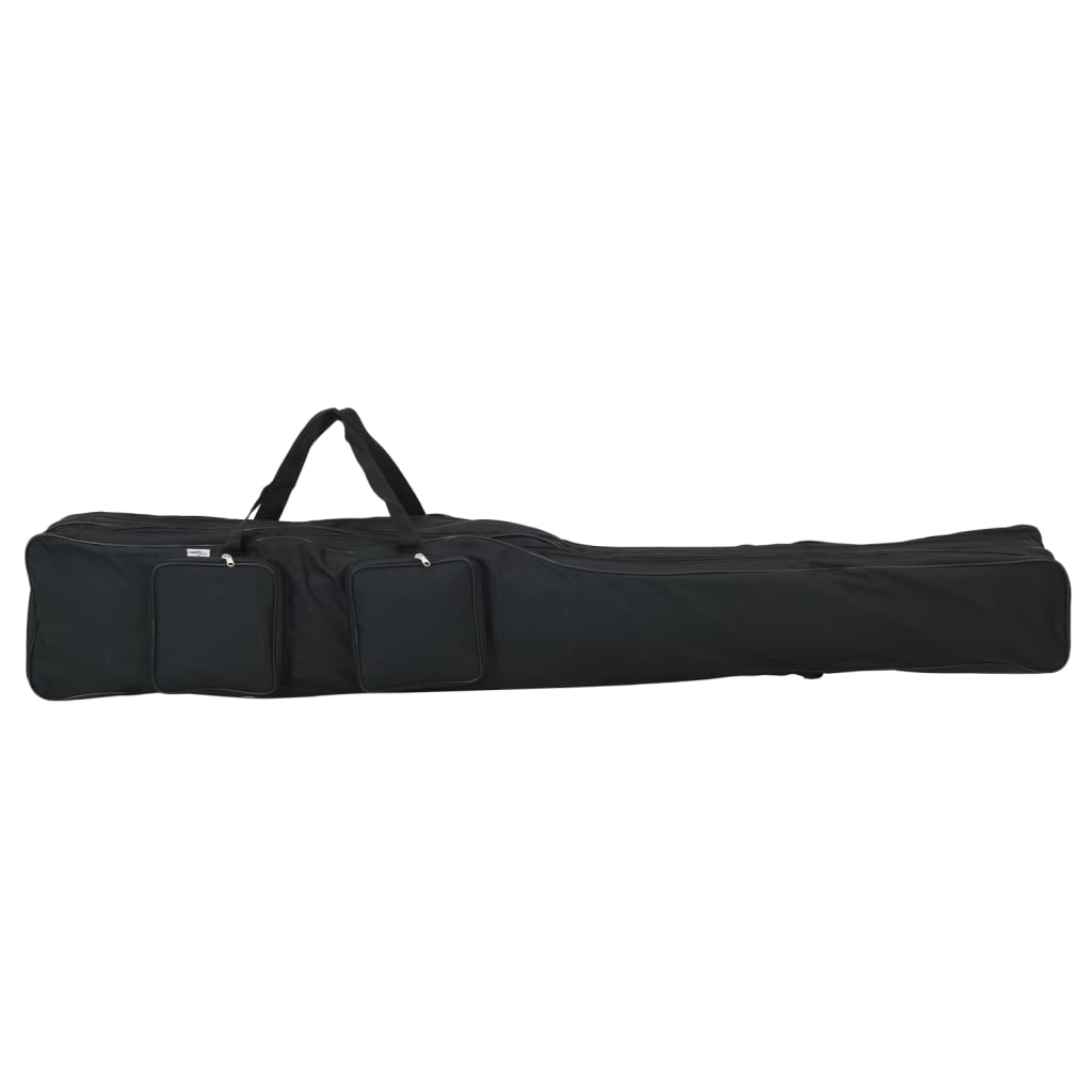 vidaXL Fishing Rod Bag Black 160 cm Oxford Fabric