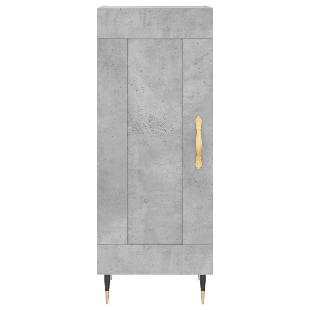 vidaXL Sideboard Concrete Grey 34.5x34x90 cm Engineered Wood