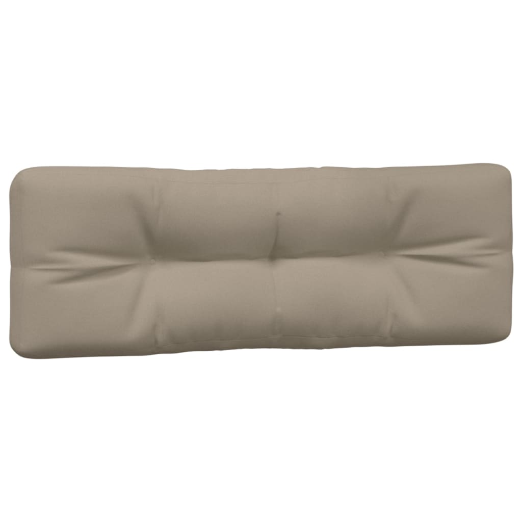 vidaXL Pallet Cushions 5 pcs Taupe Fabric