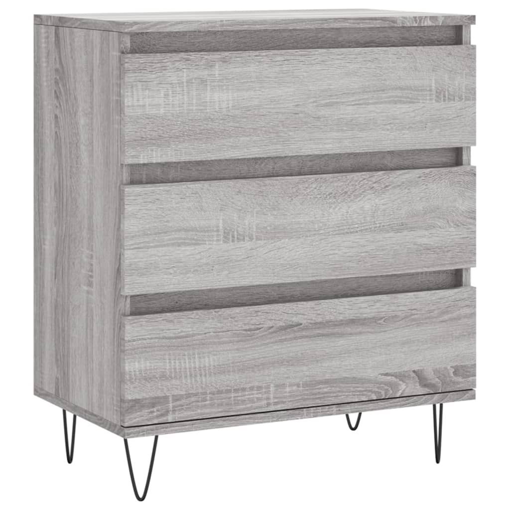 vidaXL Sideboard Grey Sonoma 60x35x70 cm Engineered Wood