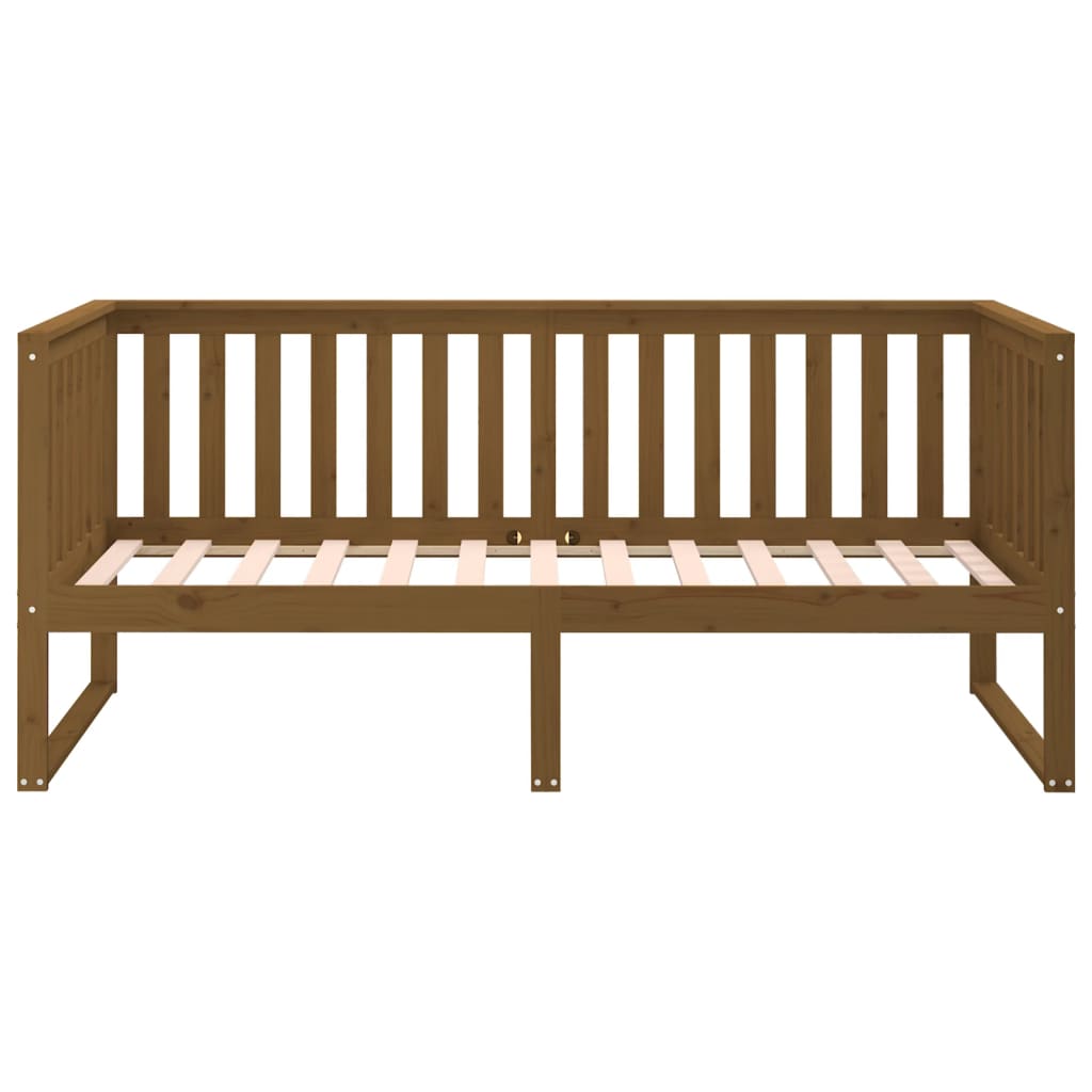 vidaXL Day Bed without Mattress Honey Brown 90x190 cm Single Solid Wood Pine