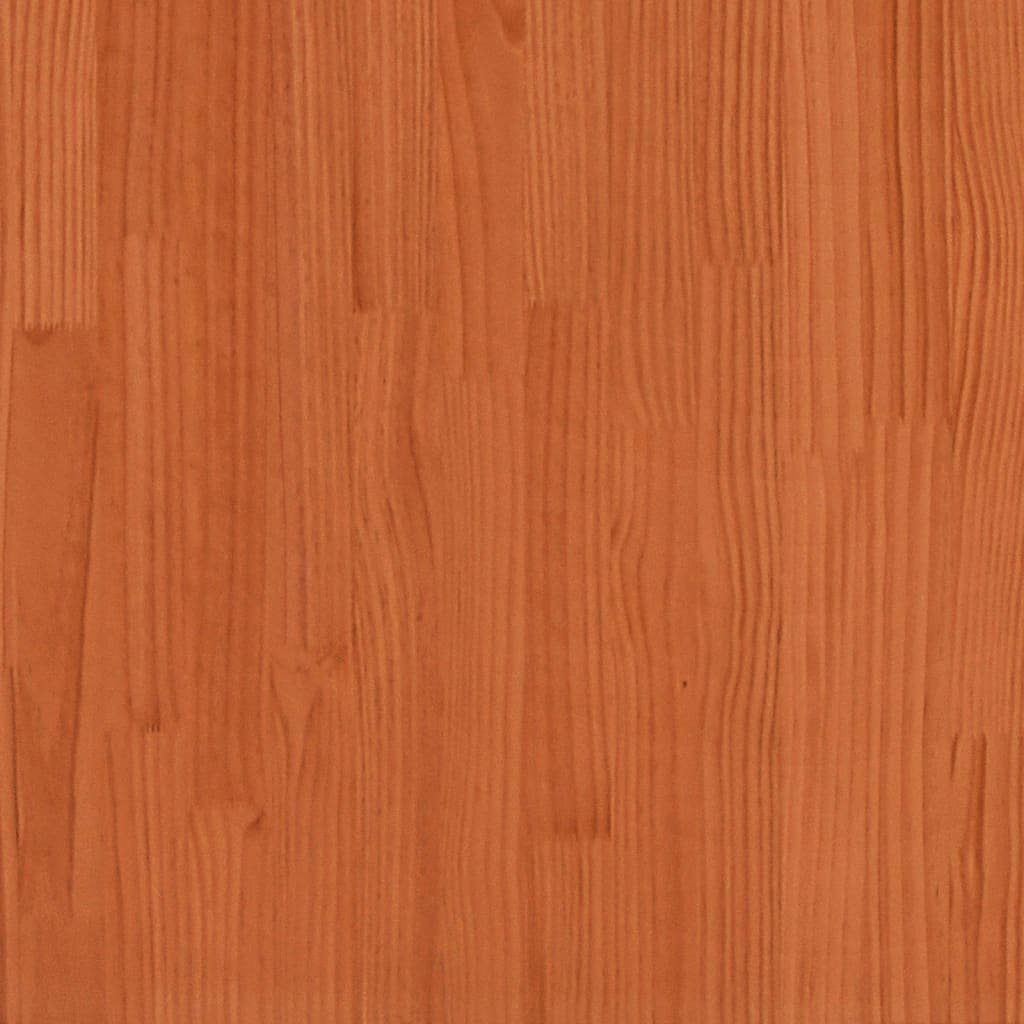 vidaXL Garden Sofas Corner 2 pcs Wax Brown Solid Wood Pine