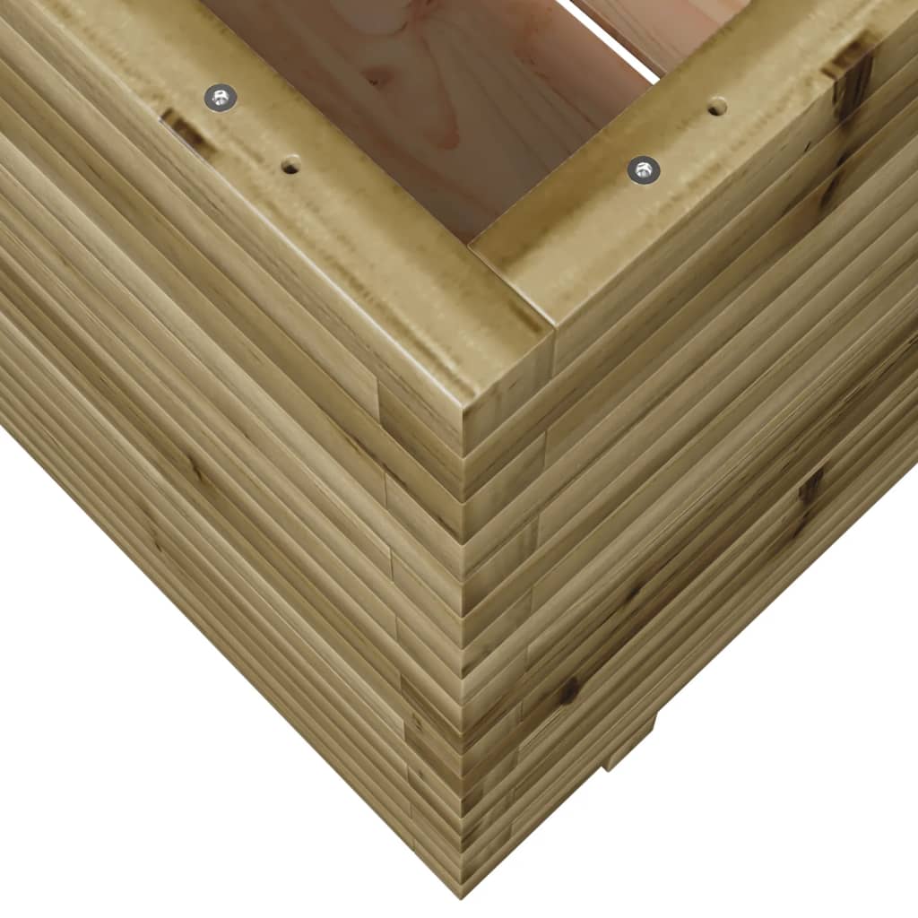 vidaXL Garden Planter 70x70x72.5 cm Impregnated Wood Pine