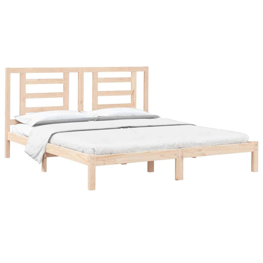 vidaXL Bed Frame without Mattress 180x200 cm Super King Solid Wood