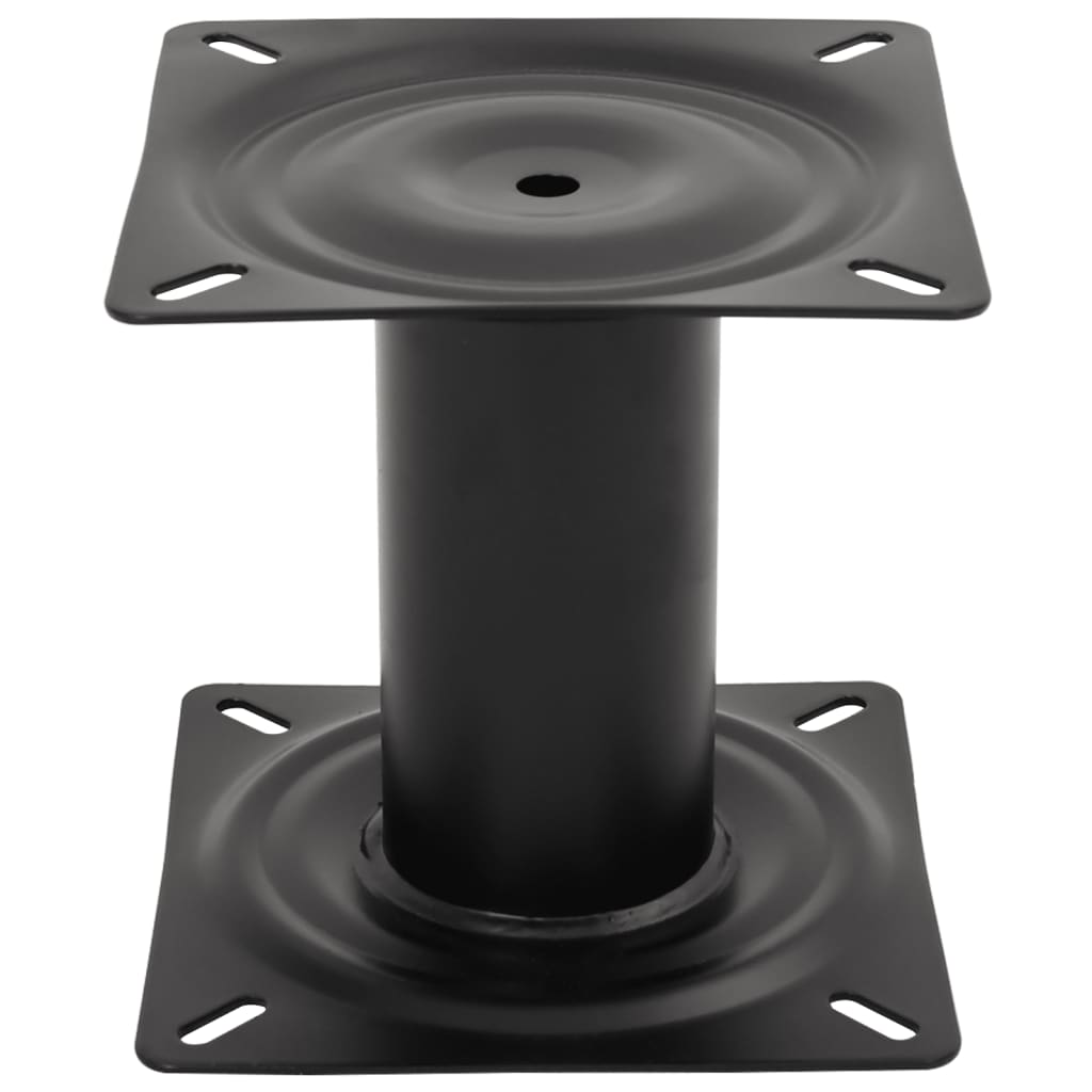 vidaXL Boat Seat Pedestal Black 18 cm Steel