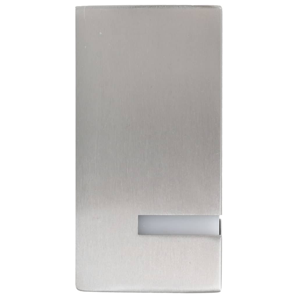 vidaXL Outdoor Wall Light Black Stainless Steel