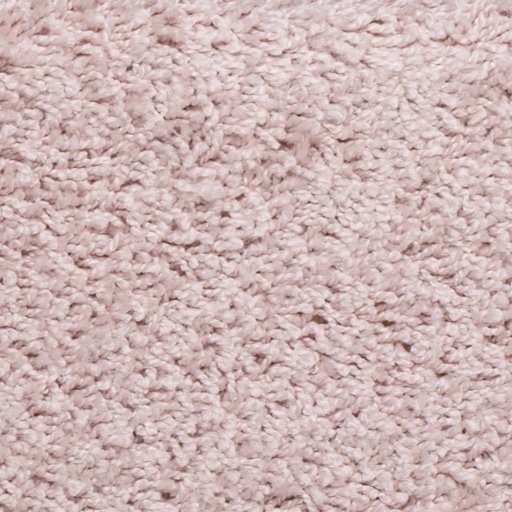 vidaXL Carpet Stair Treads 15 pcs Light Pink 56x17x3 cm
