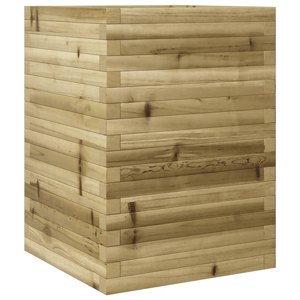 vidaXL Garden Planter 50x50x68.5 cm Impregnated Wood Pine