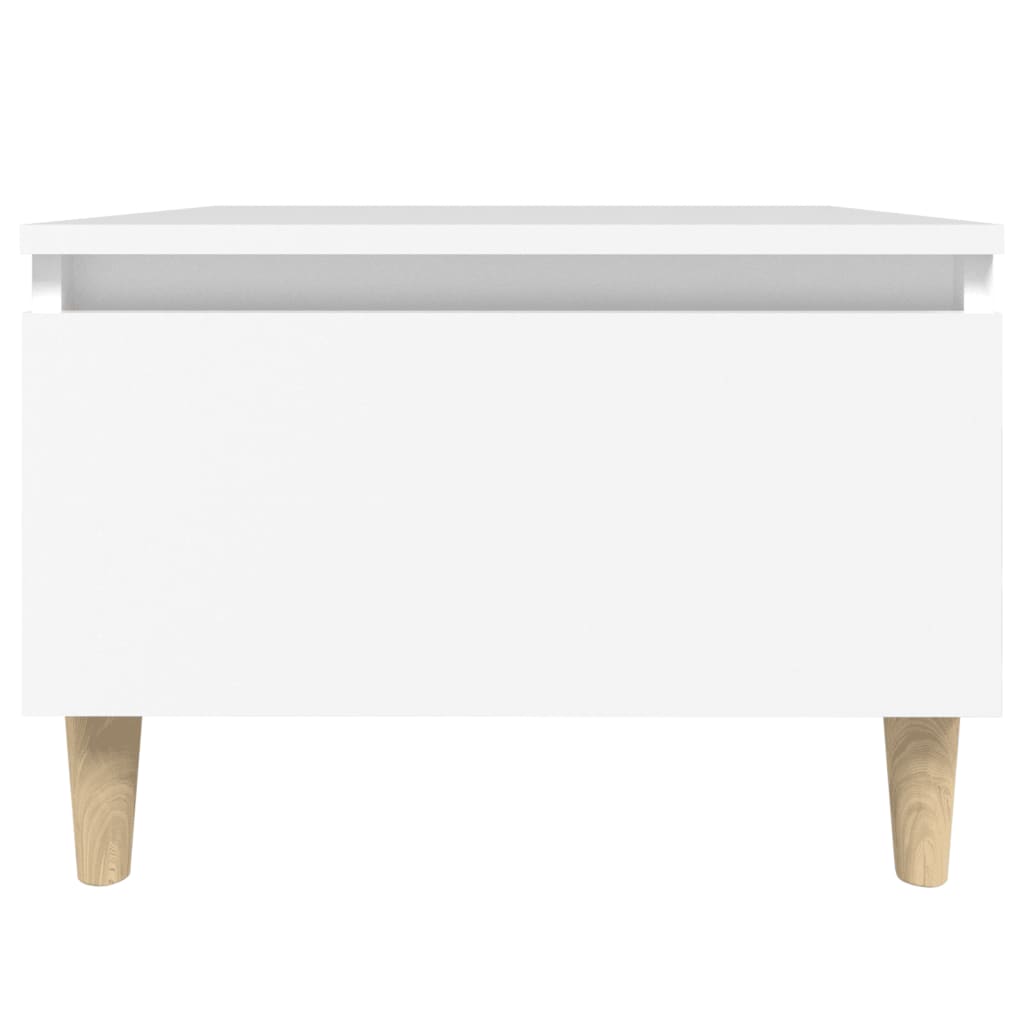 vidaXL Side Table White 50x46x35 cm Engineered Wood