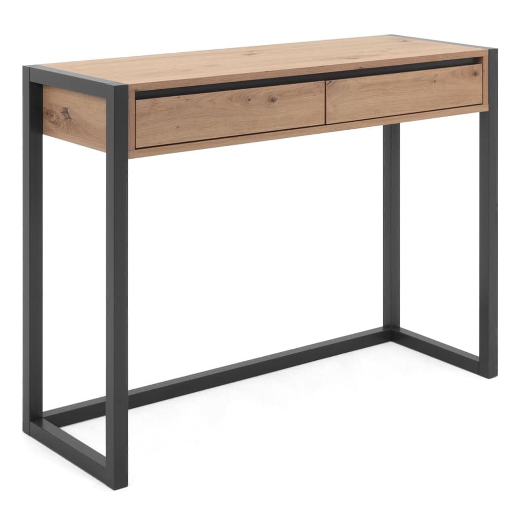 Finori Console Table Denver 44 Artisan Oak and Anthracite Grey