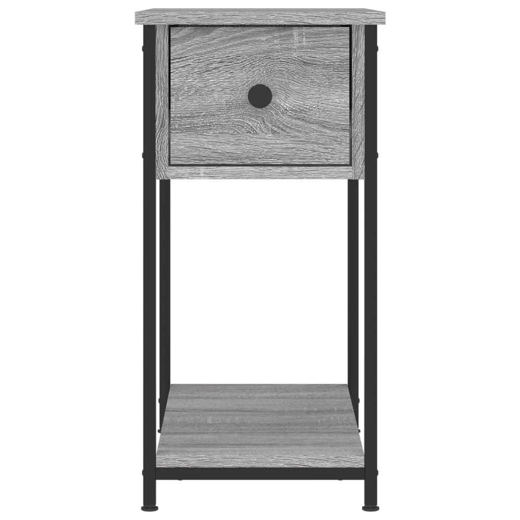 vidaXL Bedside Cabinet Grey Sonoma 30x60x60 cm Engineered Wood