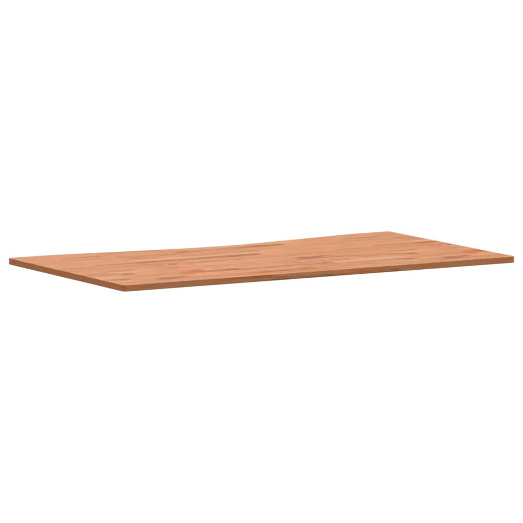 vidaXL Desk Top 110x(55-60)x1.5 cm Solid Wood Beech