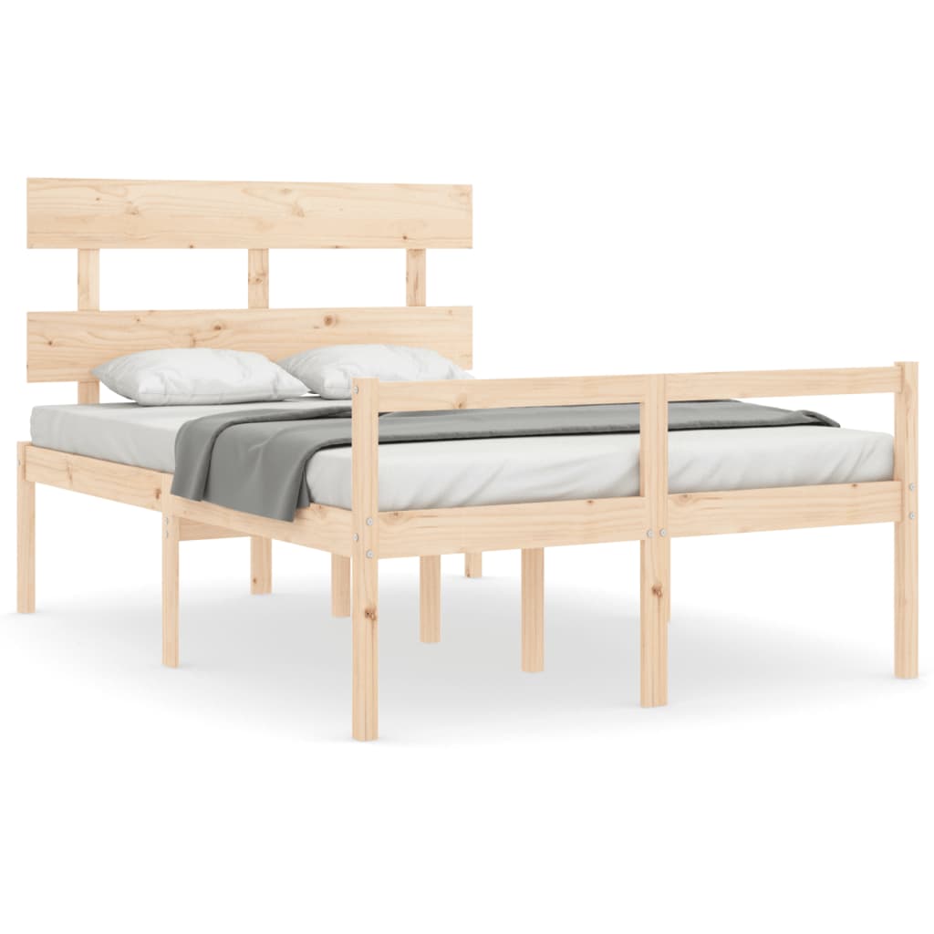 vidaXL Senior Bed without Mattress 120x200 cm Solid Wood