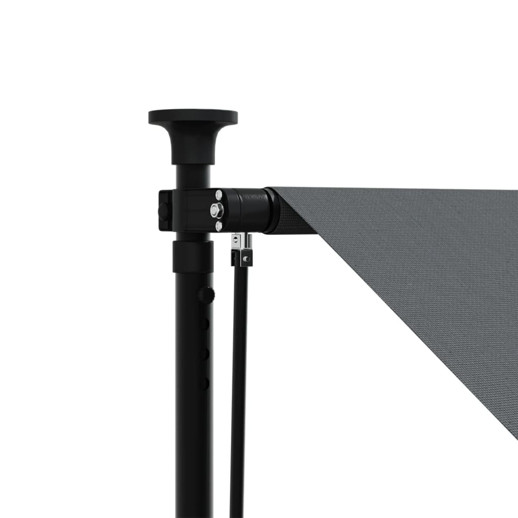 vidaXL Retractable Awning Anthracite 150x150 cm Fabric and Steel