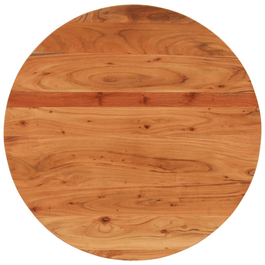 vidaXL Table Top Ø90x2.5 cm Round Solid Wood Acacia