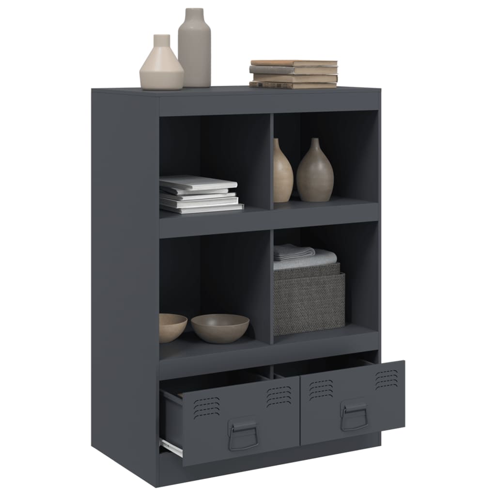 vidaXL Highboard Anthracite 67x39x95 cm Steel