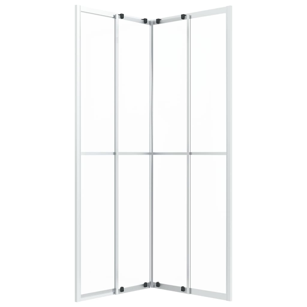 vidaXL Shower Cabin Frosted ESG 70x70x180 cm