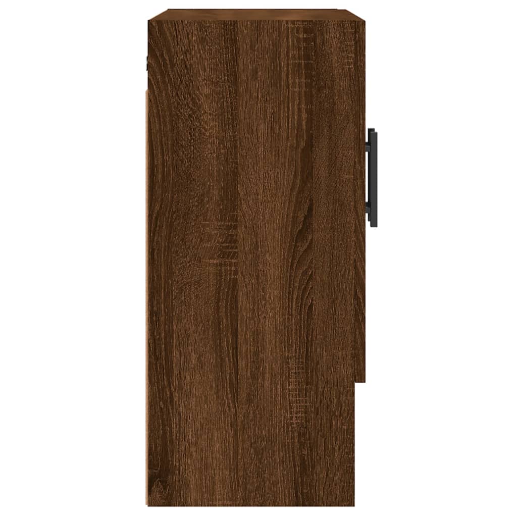 vidaXL Wall Cabinet Brown Oak 60x31x70 cm Engineered Wood