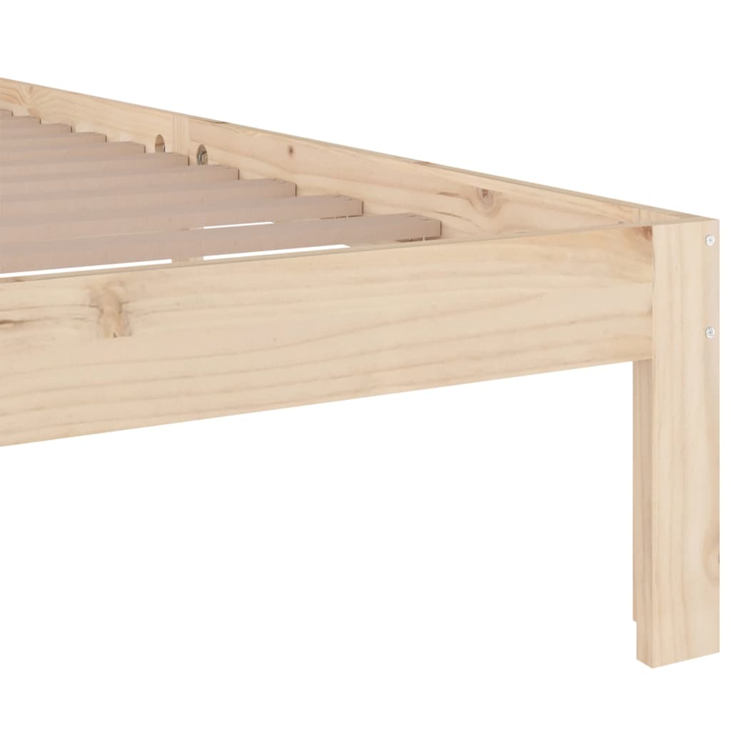 vidaXL Bed Frame without Mattress Solid Wood 120x200 cm