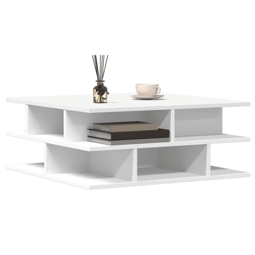 vidaXL Coffee Table White 70x70x29 cm Engineered Wood