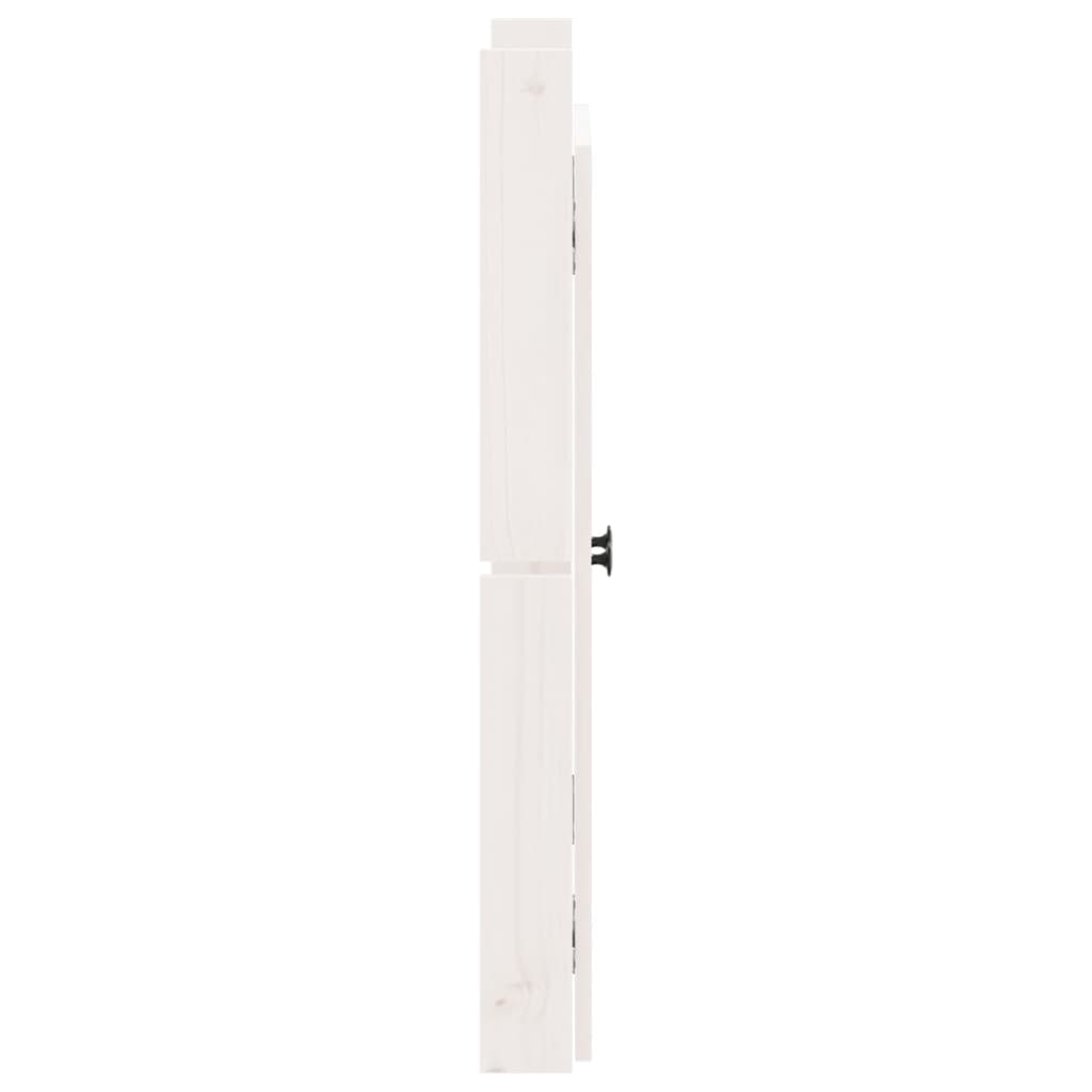 vidaXL Outdoor Kitchen Doors 2 pcs White 50x9x82 cm Solid Wood Pine