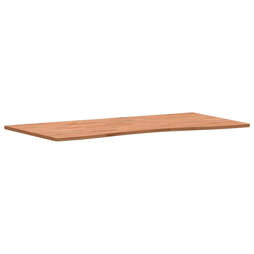 vidaXL Desk Top 100x(45-50)x1.5 cm Solid Wood Beech