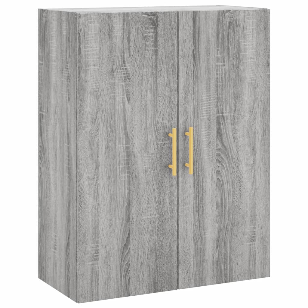 vidaXL Highboard Grey Sonoma 69.5x34x180 cm Engineered Wood