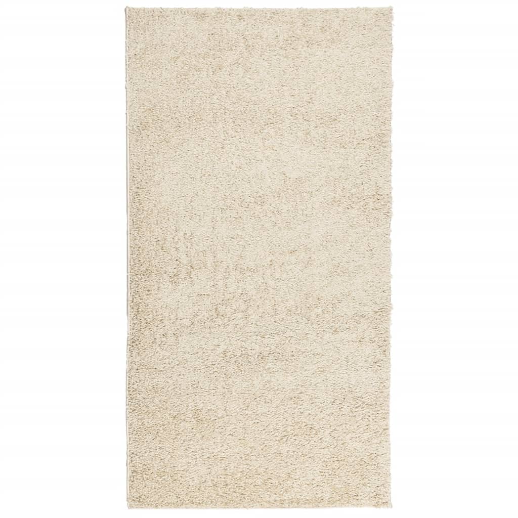 vidaXL Shaggy Rug PAMPLONA High Pile Modern Gold 80x150 cm