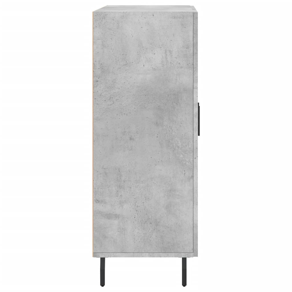 vidaXL Sideboard Concrete Grey 69.5x34x90 cm Engineered Wood