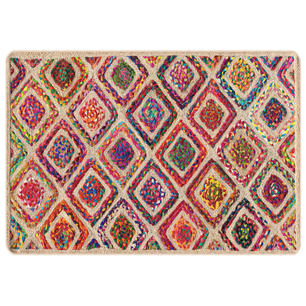 vidaXL Rug Washable Multicolour 160x230 cm Anti Slip