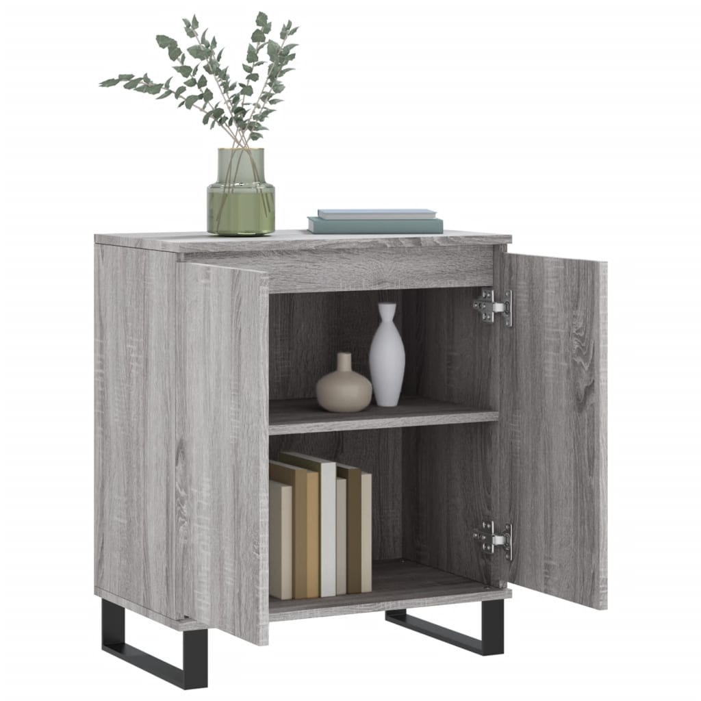 vidaXL Sideboard Grey Sonoma 60x35x70 cm Engineered Wood