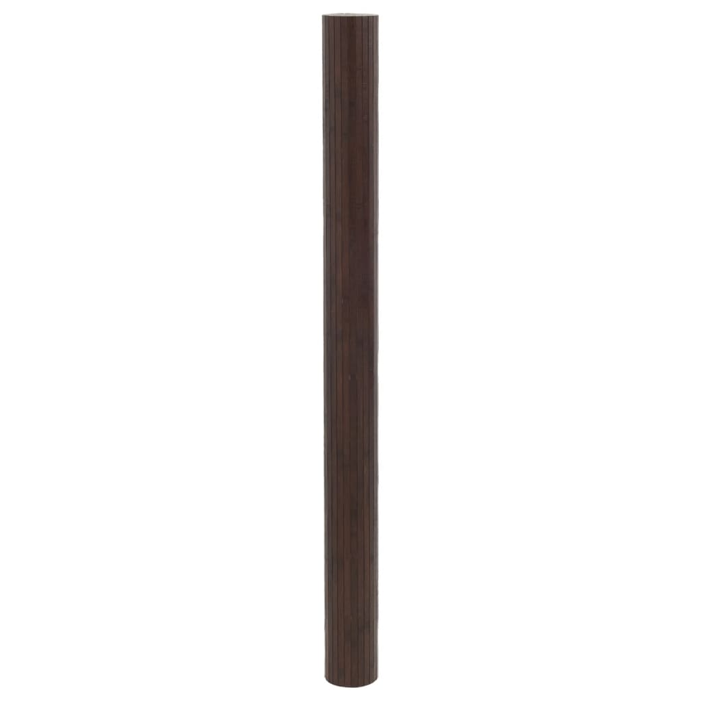 vidaXL Room Divider Dark Brown 165x400 cm Bamboo