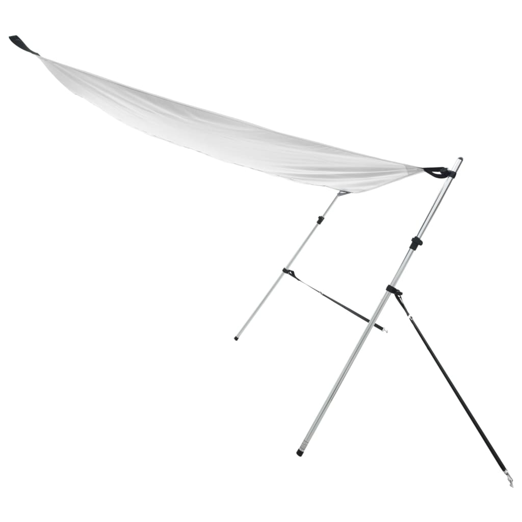 vidaXL T-Top Shade Extension White 170x208x(115-183) cm