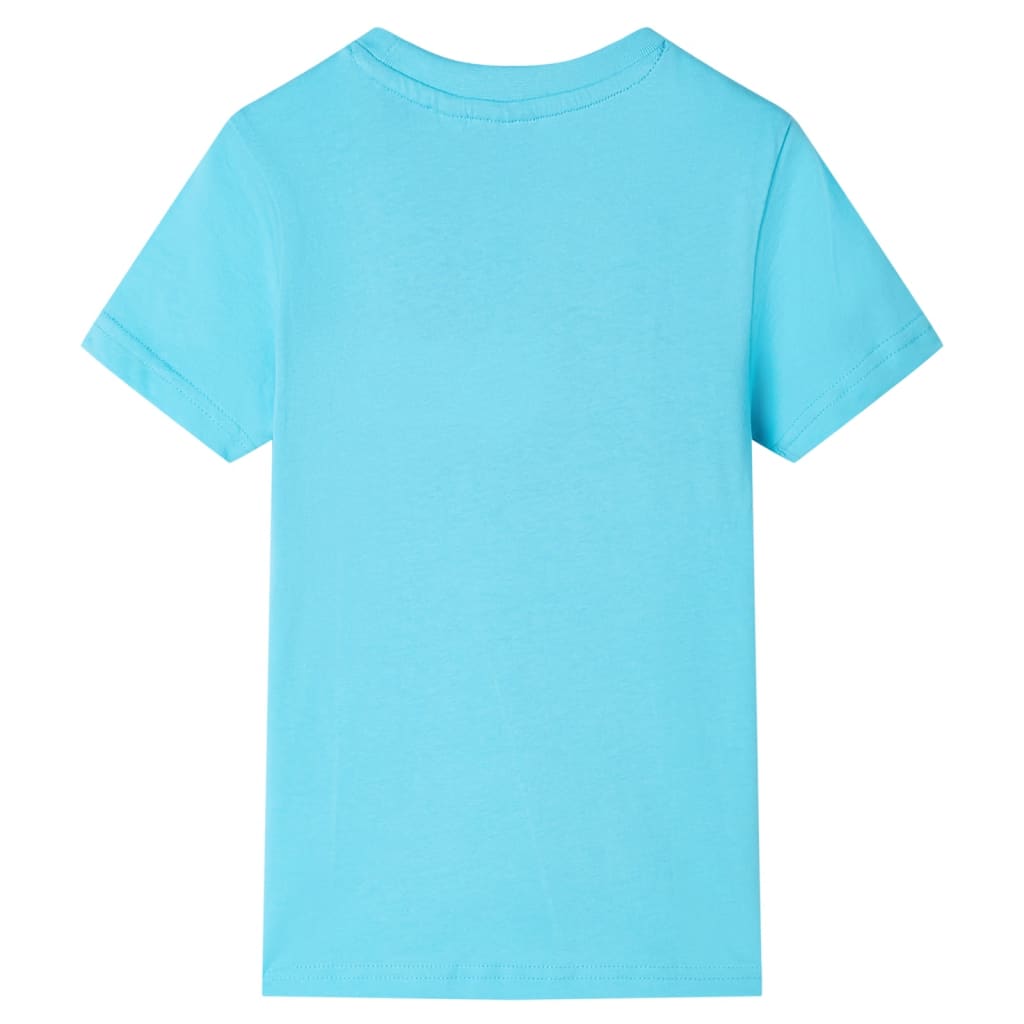 Kids' T-shirt with Short Sleeves Aqua 116