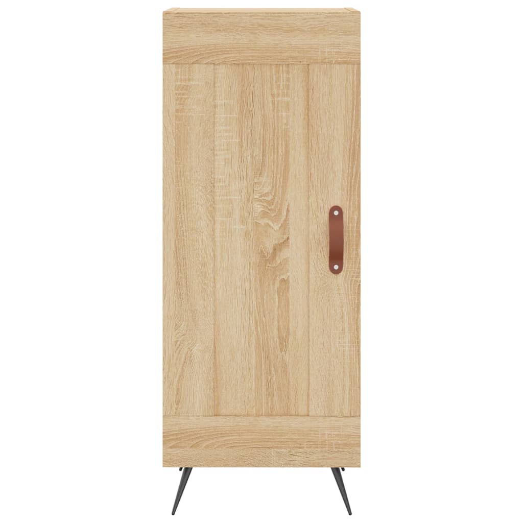 vidaXL Highboard Sonoma Oak 34.5x34x180 cm Engineered Wood