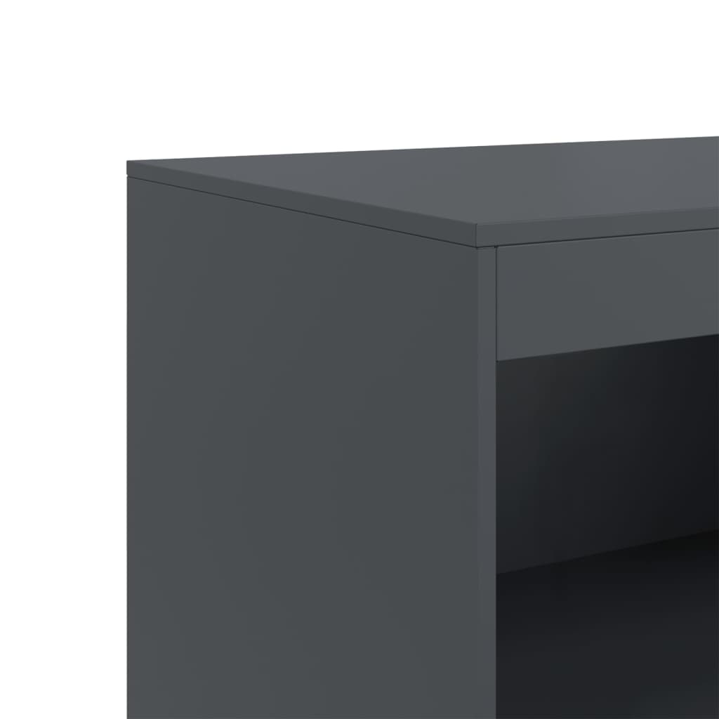 vidaXL Sideboard Anthracite 67x39x107 cm Steel