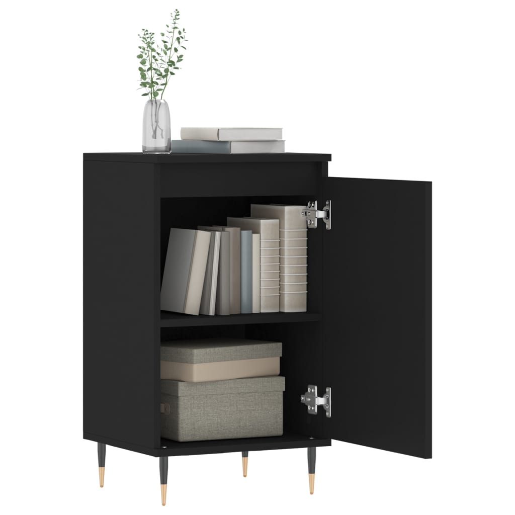 vidaXL Sideboard Black 40x35x70 cm Engineered Wood