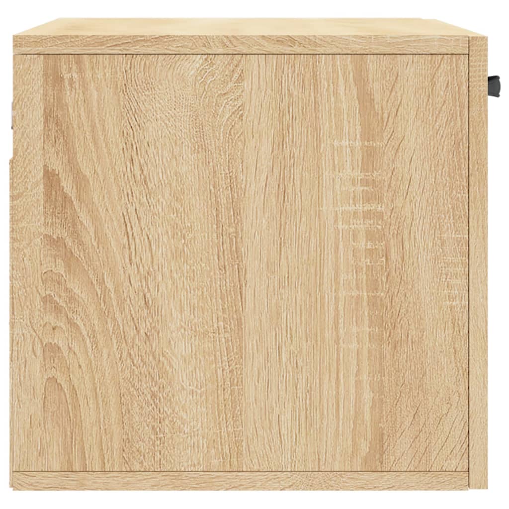 vidaXL Wall Cabinet Sonoma Oak 60x36.5x35 cm Engineered Wood