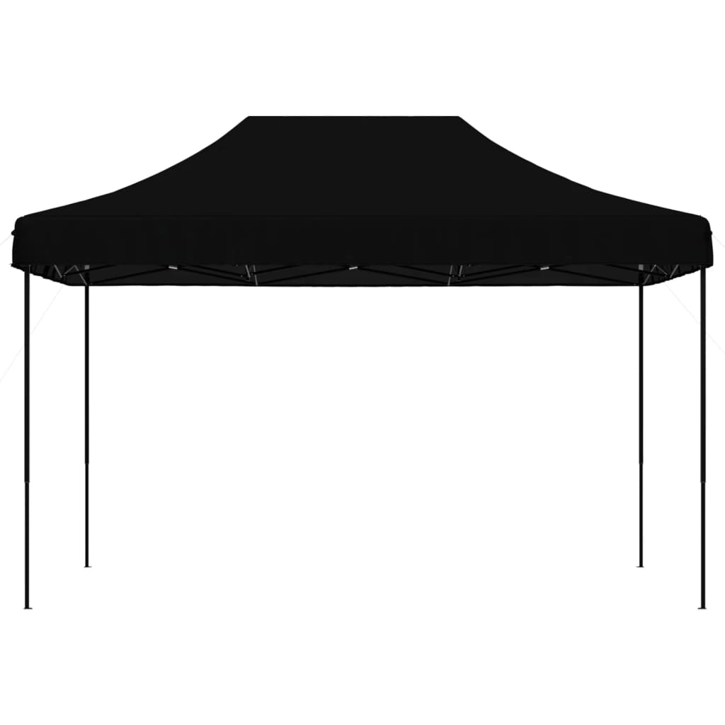 vidaXL Foldable Party Tent Pop-Up Black 410x279x315 cm