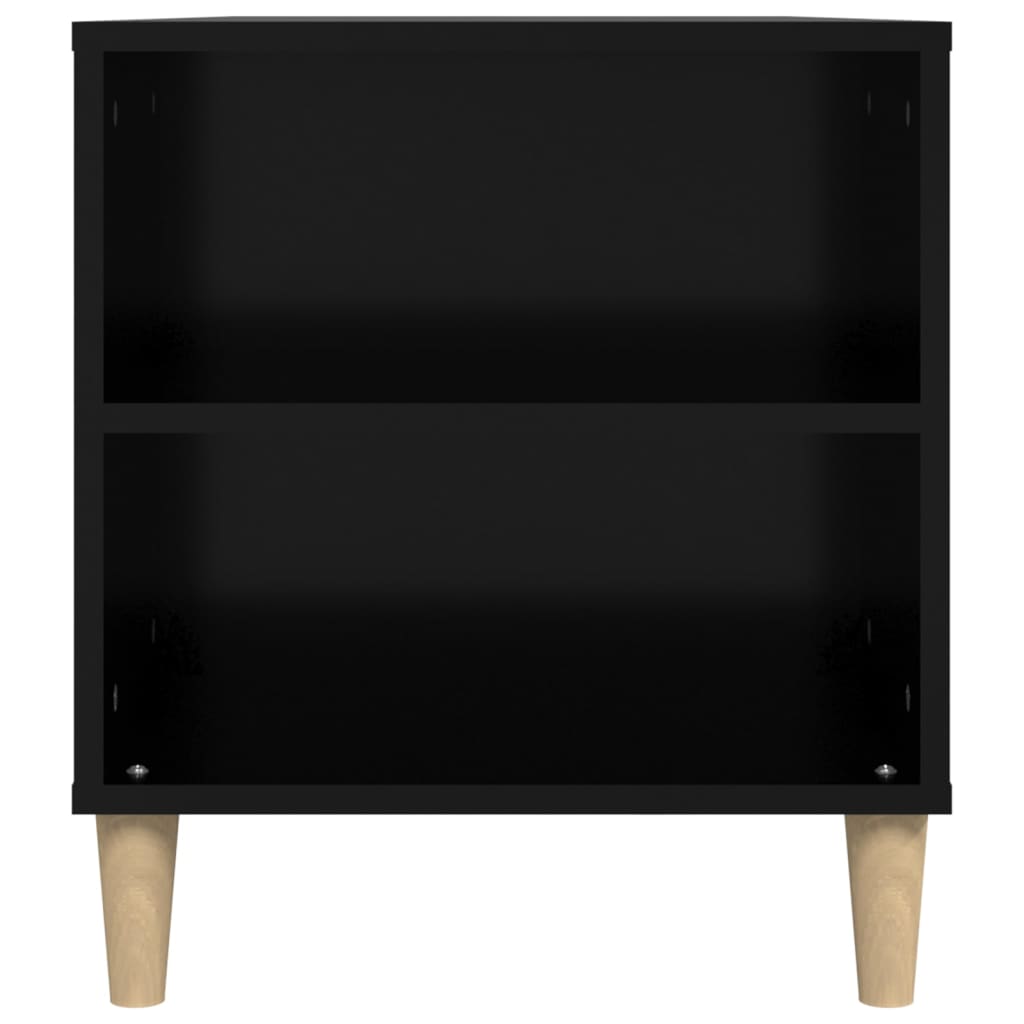 vidaXL TV Cabinet Black 102x44.5x50 cm Engineered Wood