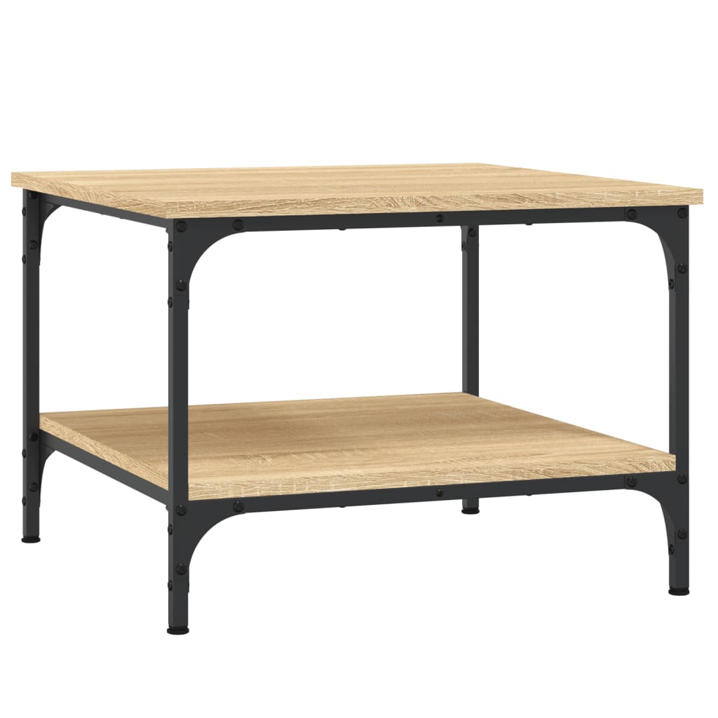 vidaXL Coffee Table Sonoma Oak 55x55x40 cm Engineered Wood