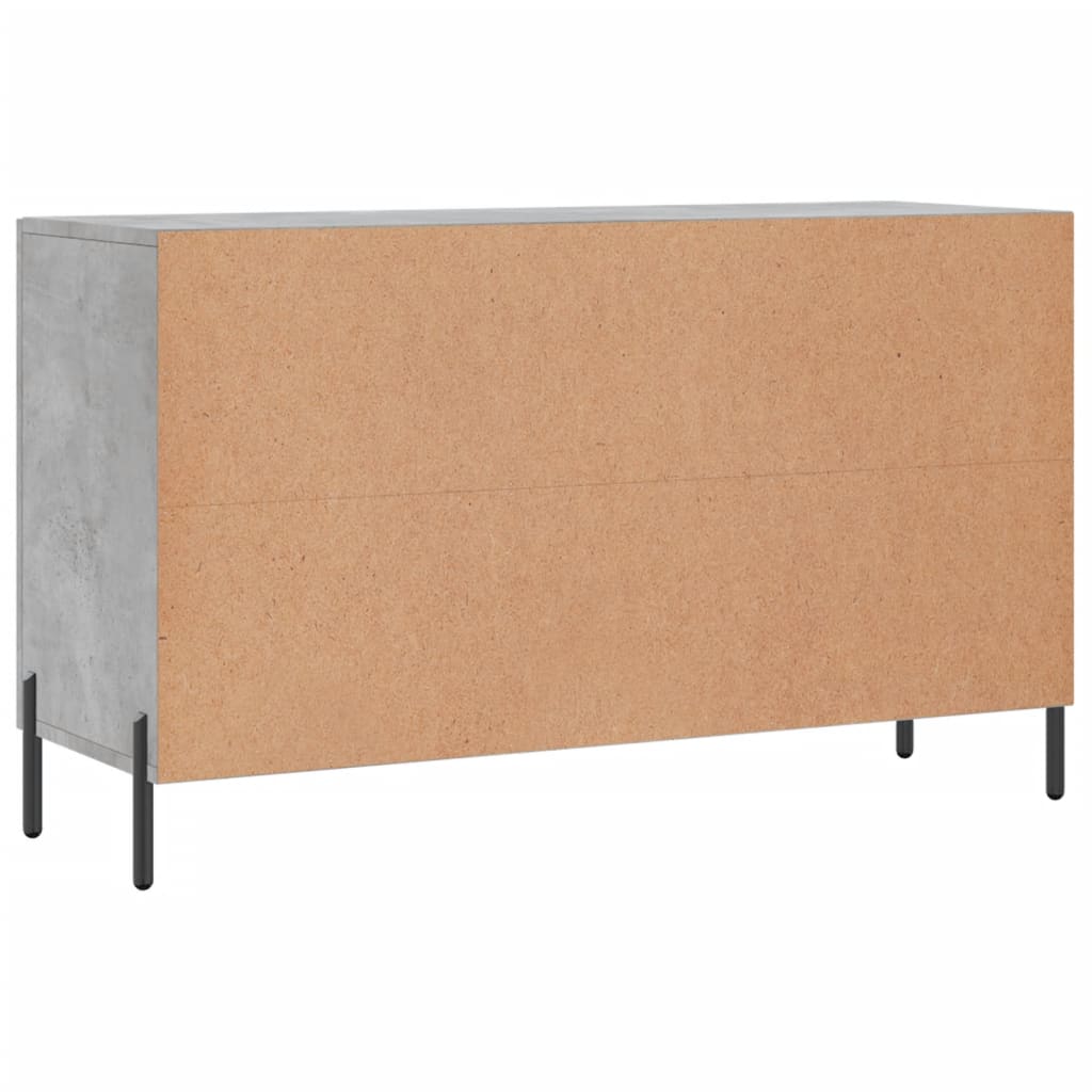 vidaXL Sideboard Concrete Grey 100x36x60 cm Engineered Wood