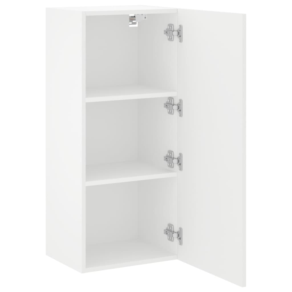 vidaXL TV Wall Cabinet White 40.5x30x90 cm Engineered Wood