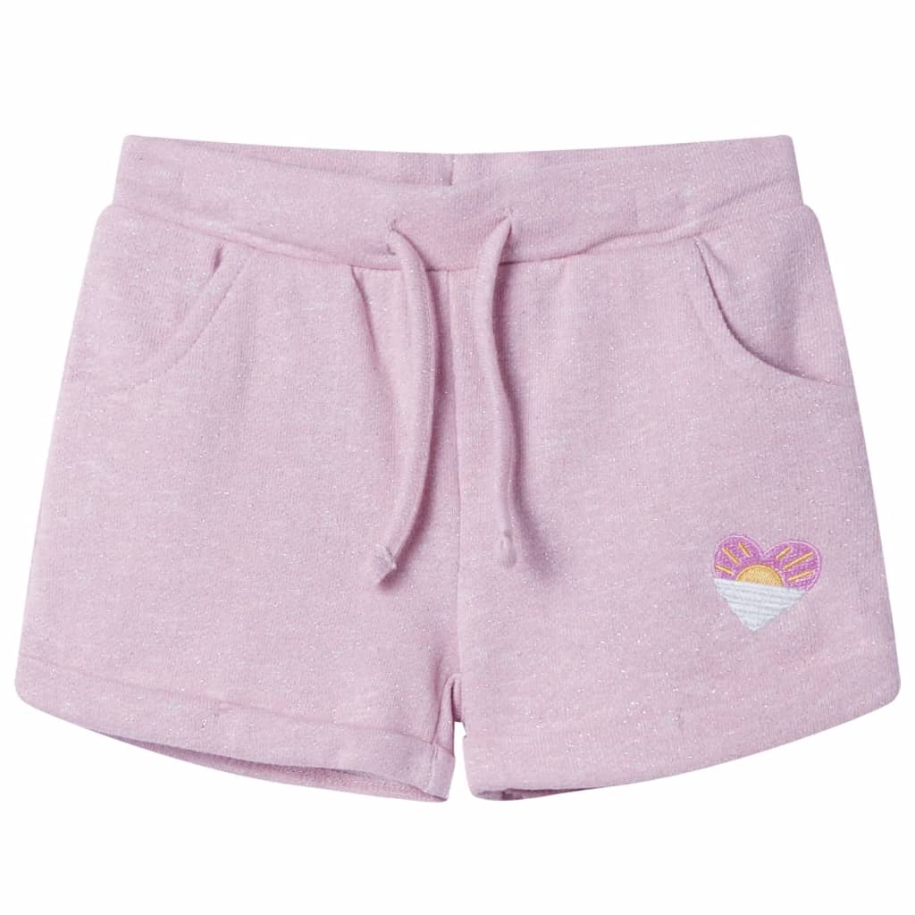 Kids' Shorts with Drawstring Mixed Lila 128