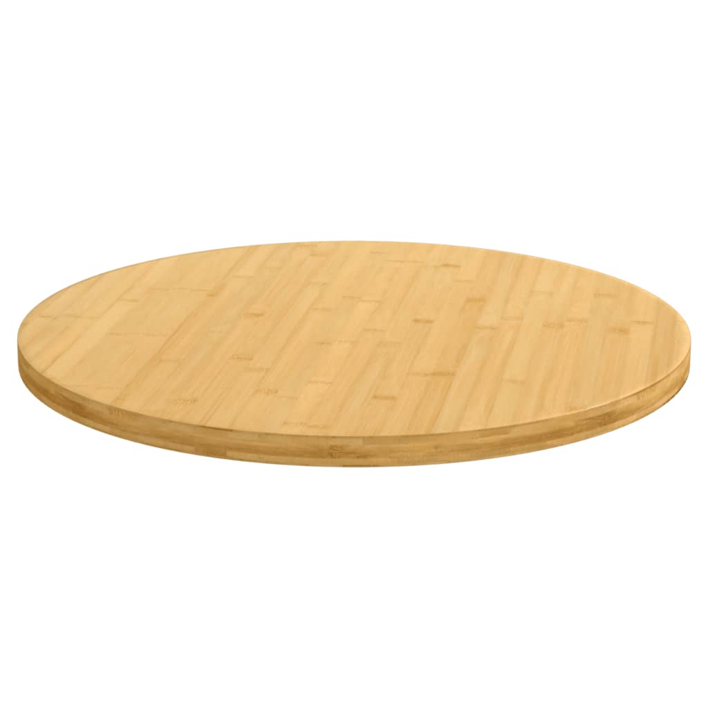 vidaXL Table Top Ø80x2.5 cm Bamboo