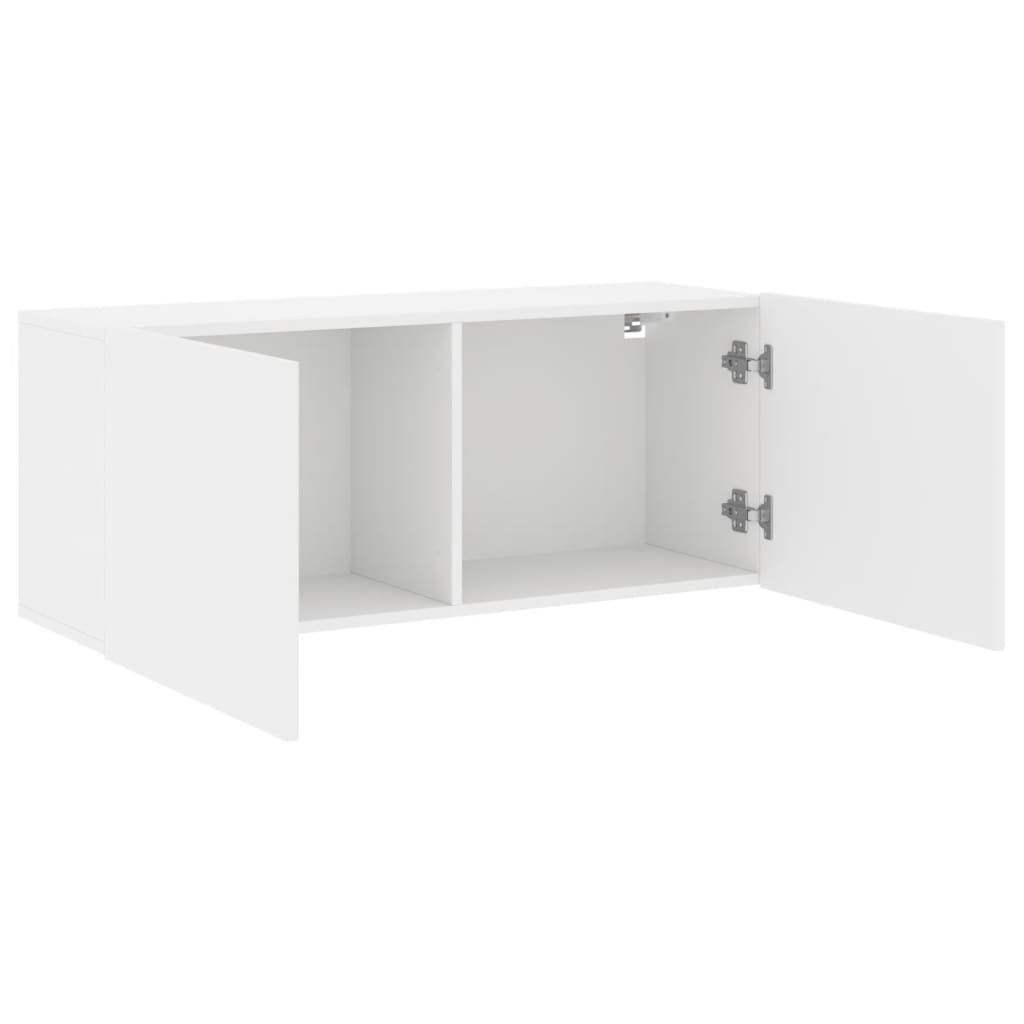 vidaXL TV Cabinet Wall-mounted White 100x30x41 cm