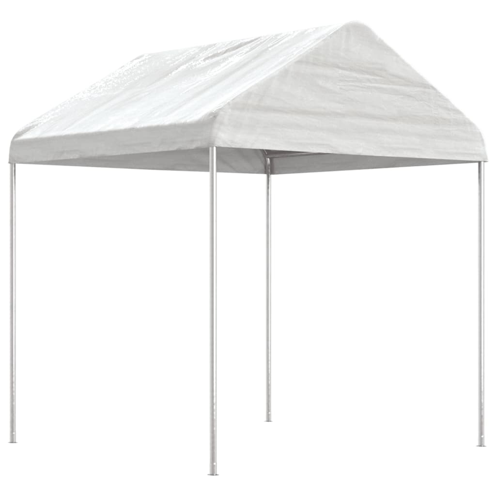 vidaXL Gazebo with Roof White 17.84x2.28x2.69 m Polyethylene