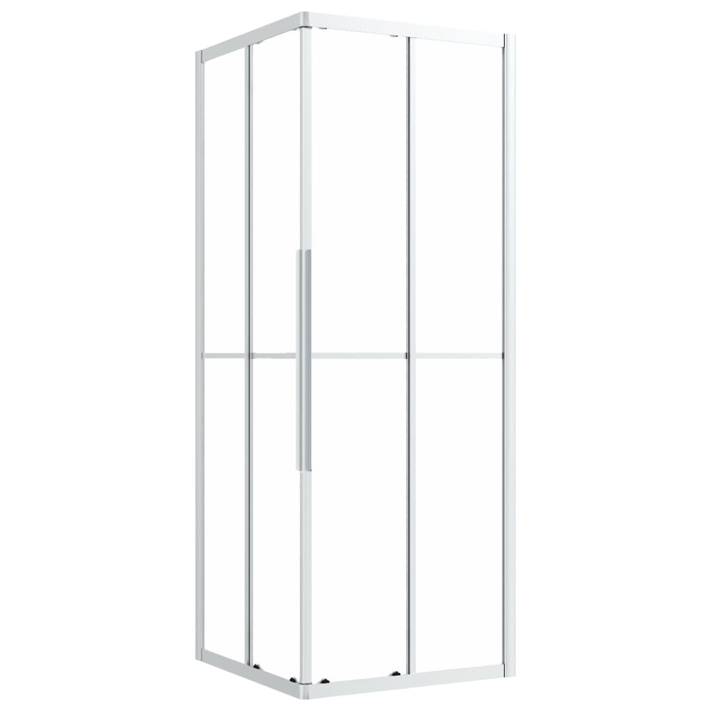 vidaXL Shower Cabin Frosted ESG 70x70x180 cm